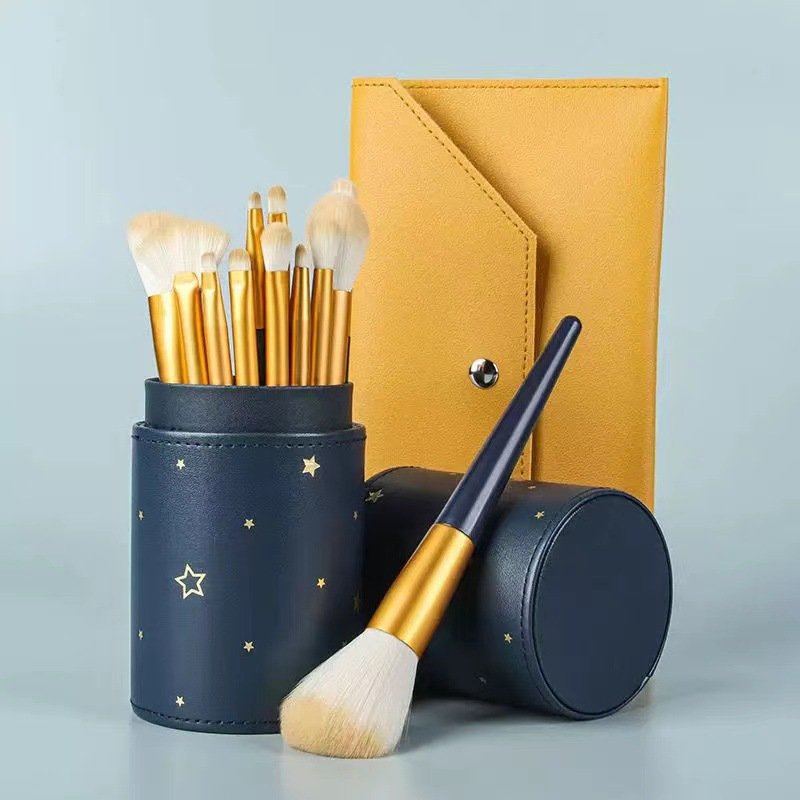 Customize Makeup Brush Set  Travel Make up Brushes Set with Case