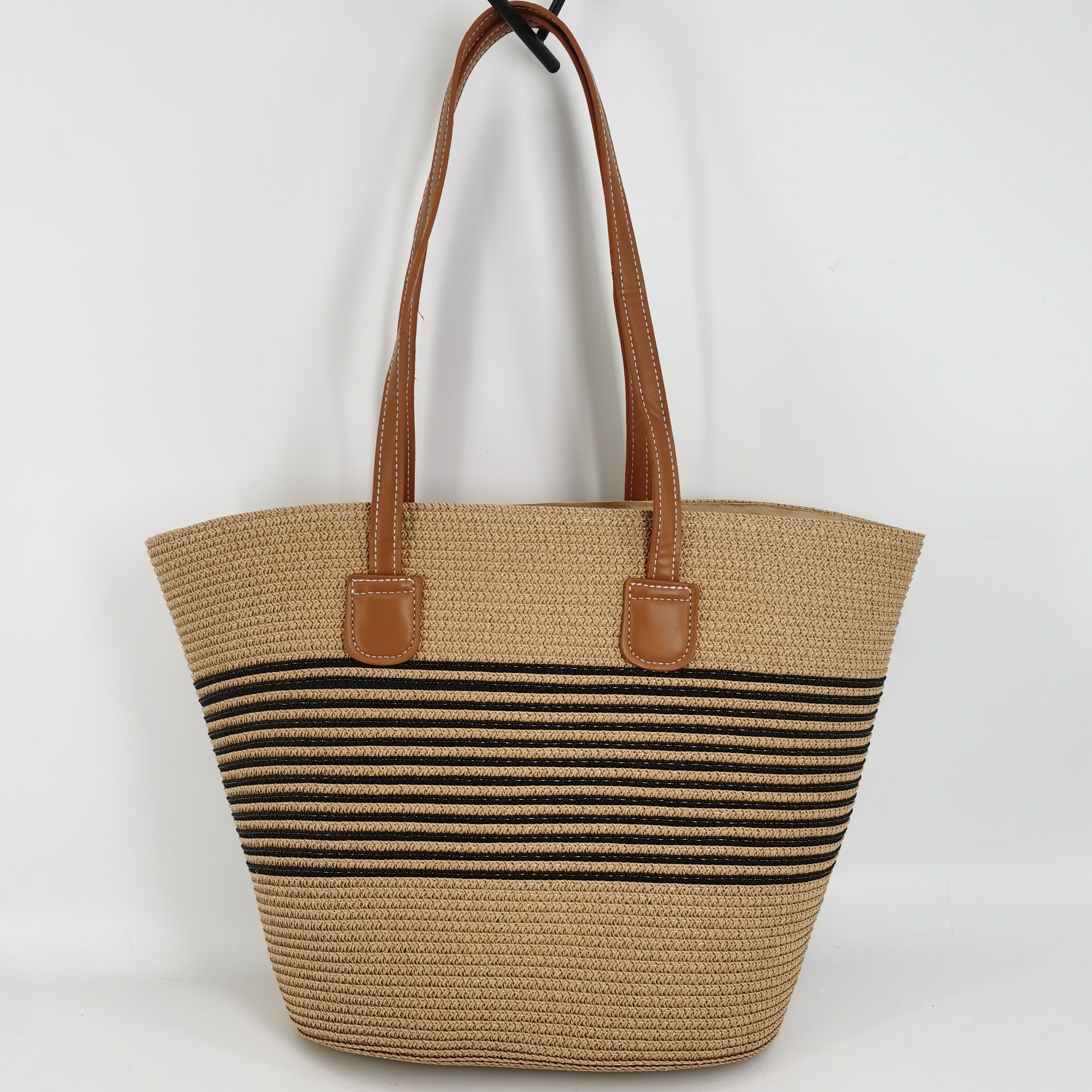 Customize Design Straw Beach Bag, Summer Woven Tote Bag