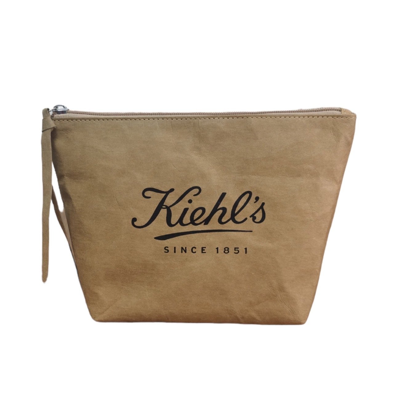 Custom Kraft paper cosmetic bag, Kraft paper toiletry bag, Kraft paper makeup bag