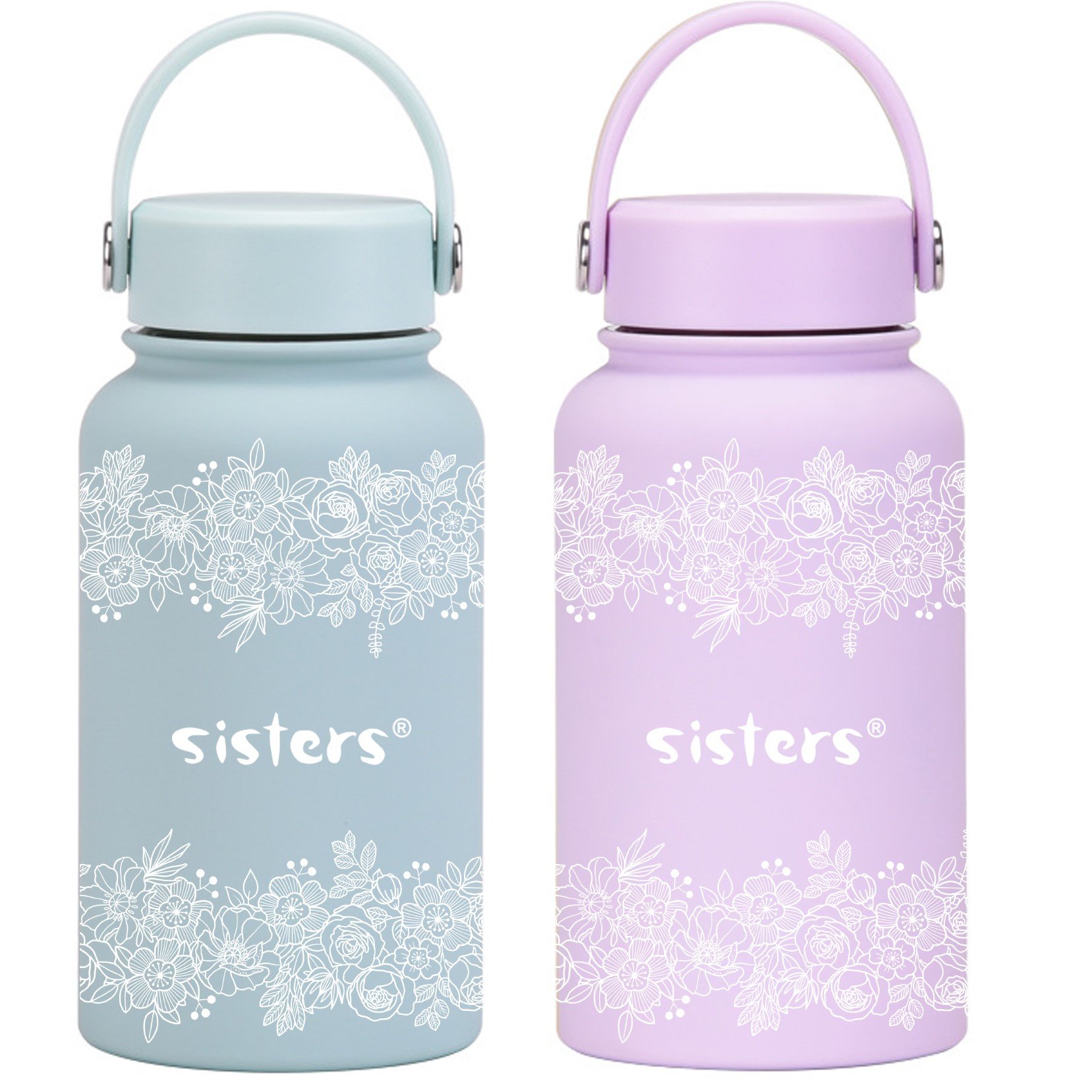 Custom stainless steel vacuum bottle, Double Wall Stainless Steel Ceramic Coated Inside Vacuum Bottle